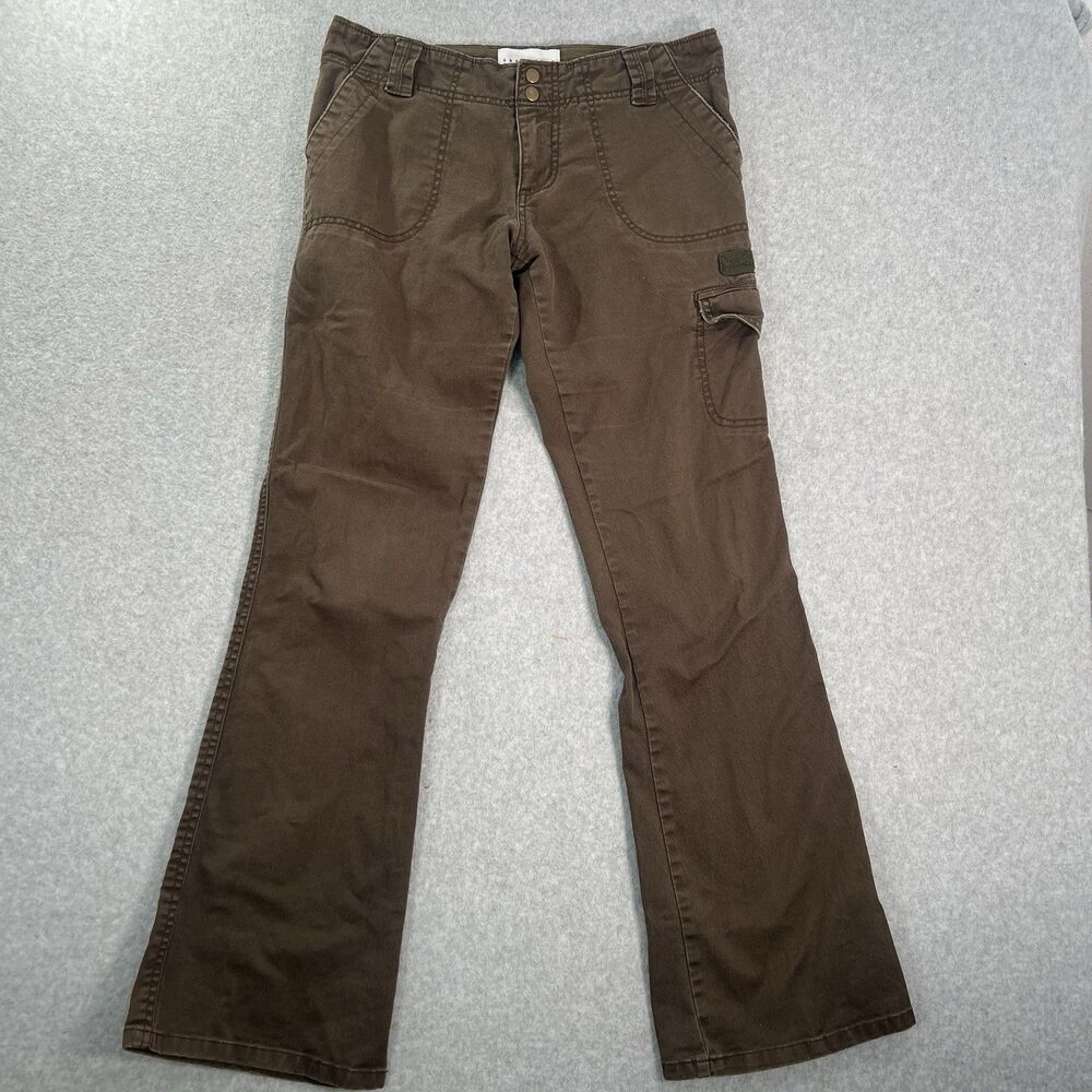 Y2K Sanctuary Surplus Low rise Flared pants 27 cargo military brown